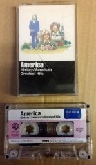 AMERICA - HISTORY / GREATEST HITS CASSETTE 1992 MADE IN TURKEY ''USED''