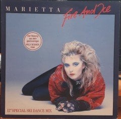 MARIETTA - FIRE AND ICE (1986) - 12'' MAXI SINGLE PLAK 2.EL