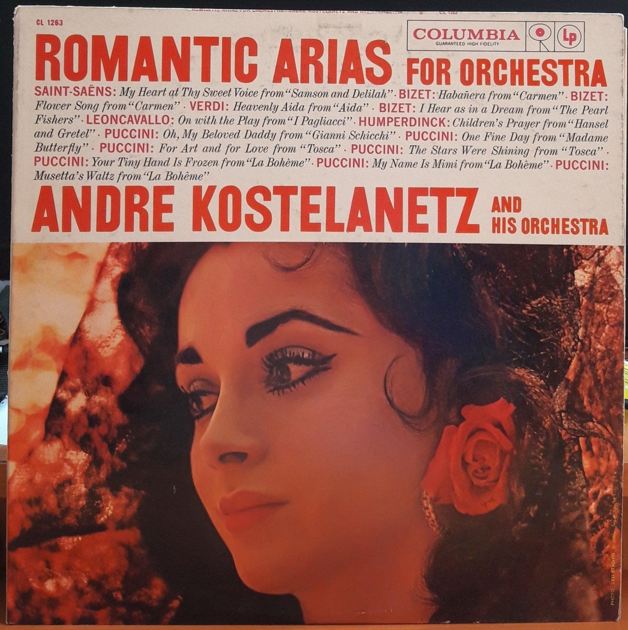 ANDREA KOSTELANETZ - ROMANTIC ARIAS FOR ORCHESTRA - PLAK 2.EL