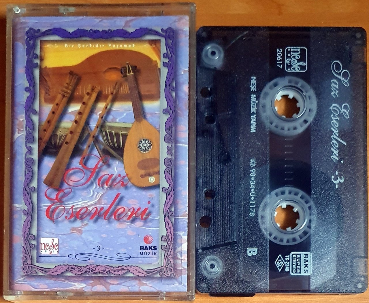 SAZ ESERLERİ 3 (1998) - KASET 2.EL