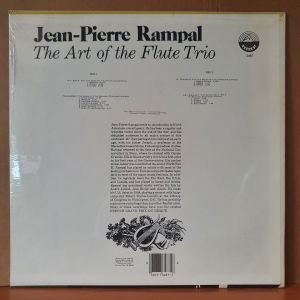 JEAN-PIERRE RAMPAL - THE ART OF THE FLUTE TRIO (1983) - LP DÖNEM BASKISI SIFIR PLAK
