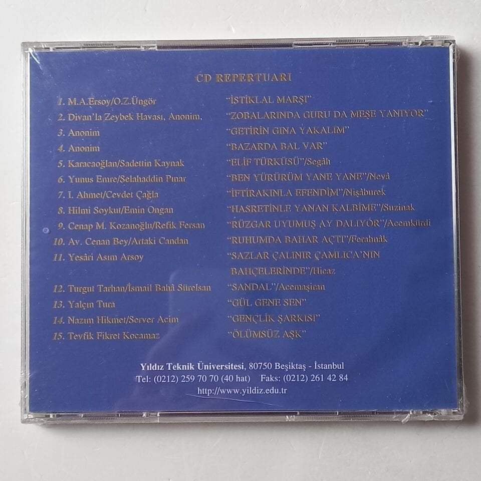 YILDIZ TEKNİK ÜNİVERSİTESİ CUMHURİYET KOROSU - CUMHURİYET\'E ARMAĞAN - CD AMBALAJINDA SIFIR