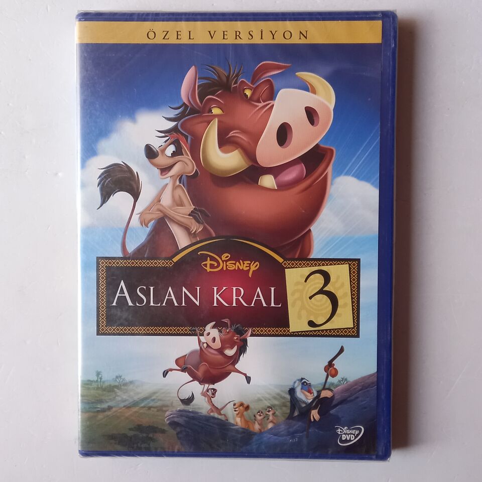ASLAN KRAL 3 / ÖZEL VERSİYON  - DVD AMBALAJINDA SIFIR