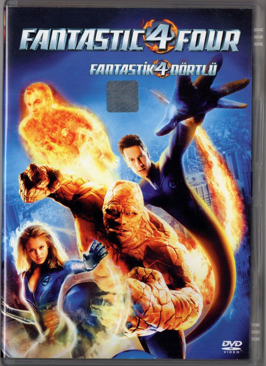 FANTASTİK 4 DÖRTLÜ - FANTASTIC 4 FOUR - JESSICA ALBA - CHRIS EVANS - MARVEL - DVD 2.EL