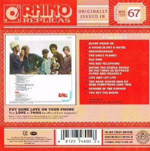 LOVE – FOREVER CHANGES (1967) - CD SIFIR