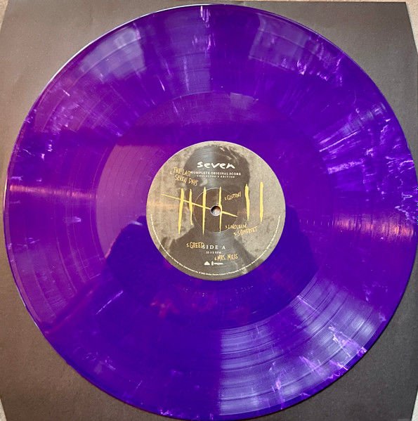 SEVEN (1995) - COMPLETE ORIGINAL SCORE / HOWARD SHORE - 2LP 2024 COLORED EDITION GATEFOLD SIFIR PLAK