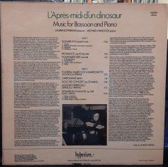 L'APRÈS-MIDI D'UN DINOSAUR - MUSIC FOR BASSOON AND PIANO (1981) - PLAK 2.EL