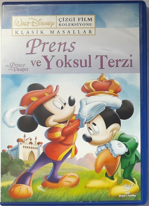 PRENSES VE YOKSUL TERZİ - THE PRINCE & THE PAUPER - WALT DISNEY - DVD 2.EL