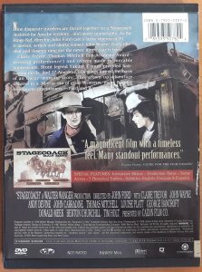 STAGECOACH - JOHN WAYNE - SNAPCASE DVD 2.EL 1. BÖLGE TR ALTYAZI YOKTUR