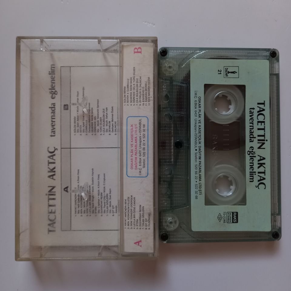 TACETTİN AKTAÇ - TAVERNADA EĞLENELİM - KASET 2.EL