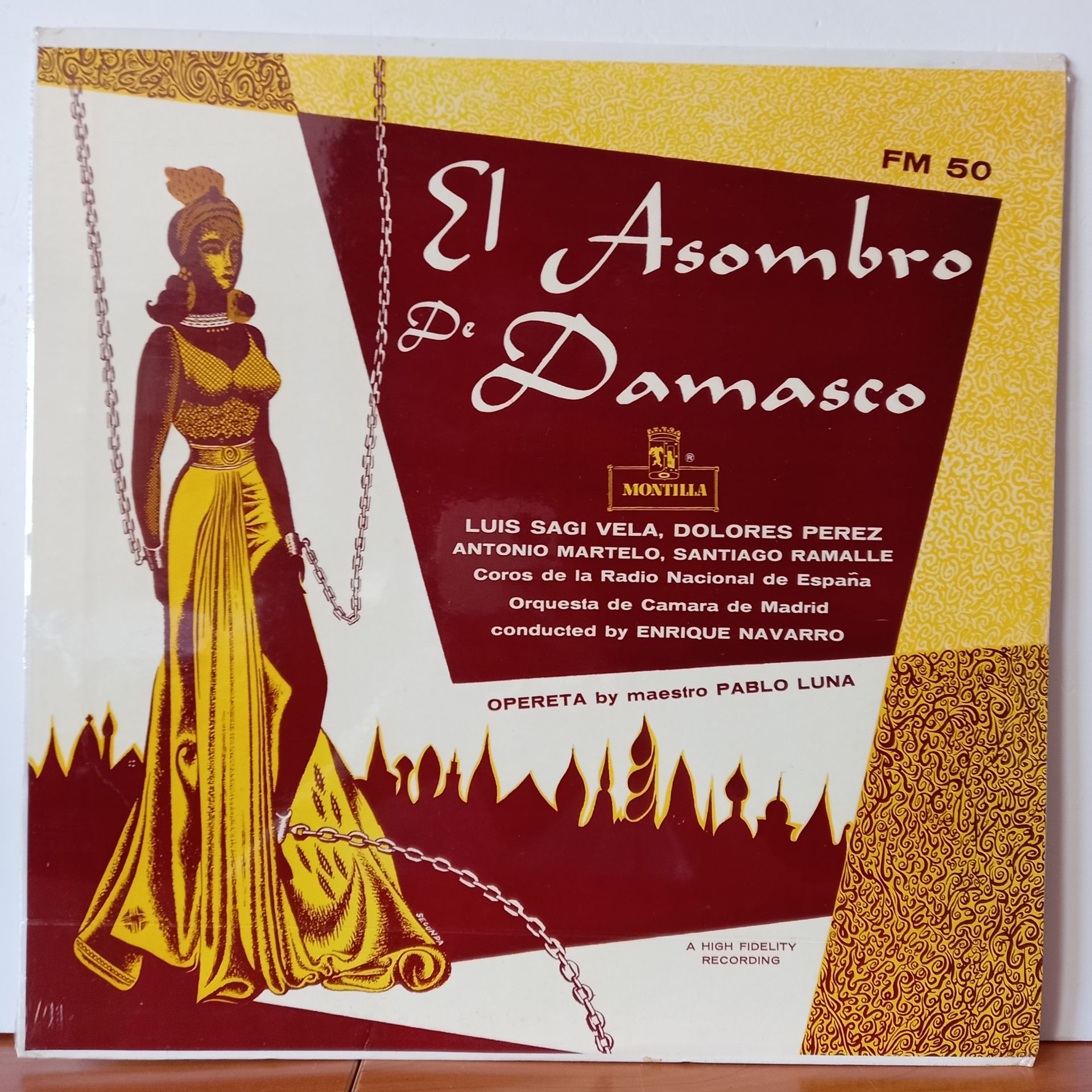 PABLO LUNA – EL ASOMBRO DE DAMASCO - LP DÖNEM BASKI SIFIR PLAK