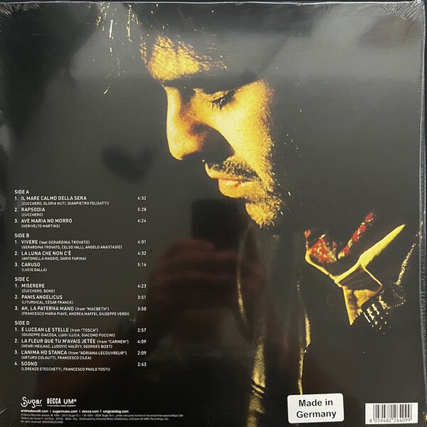 ANDREA BOCELLI - IL MARE CALMO DELLA SERA (1994) - 2LP 2024 EDITION SIFIR PLAK