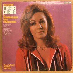 MARIA CHIARA - IN SOPRANO ARIAS FROM ITALIAN OPERA - LP 2.EL PLAK