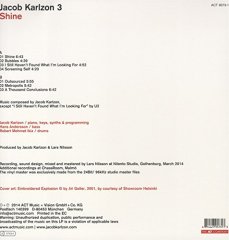 JACOB KARLZON 3 - SHINE (2014) - LP ACT MUSIC 180GR SIFIR PLAK