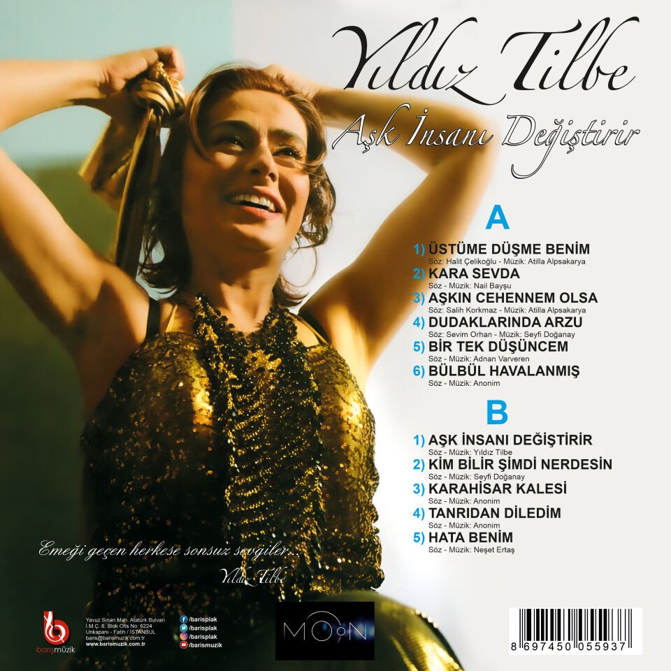 YILDIZ TİLBE - AŞK İNSANI DEĞİŞTİRİR 2 (2009) - LP 2023 BASKI SIFIR PLAK