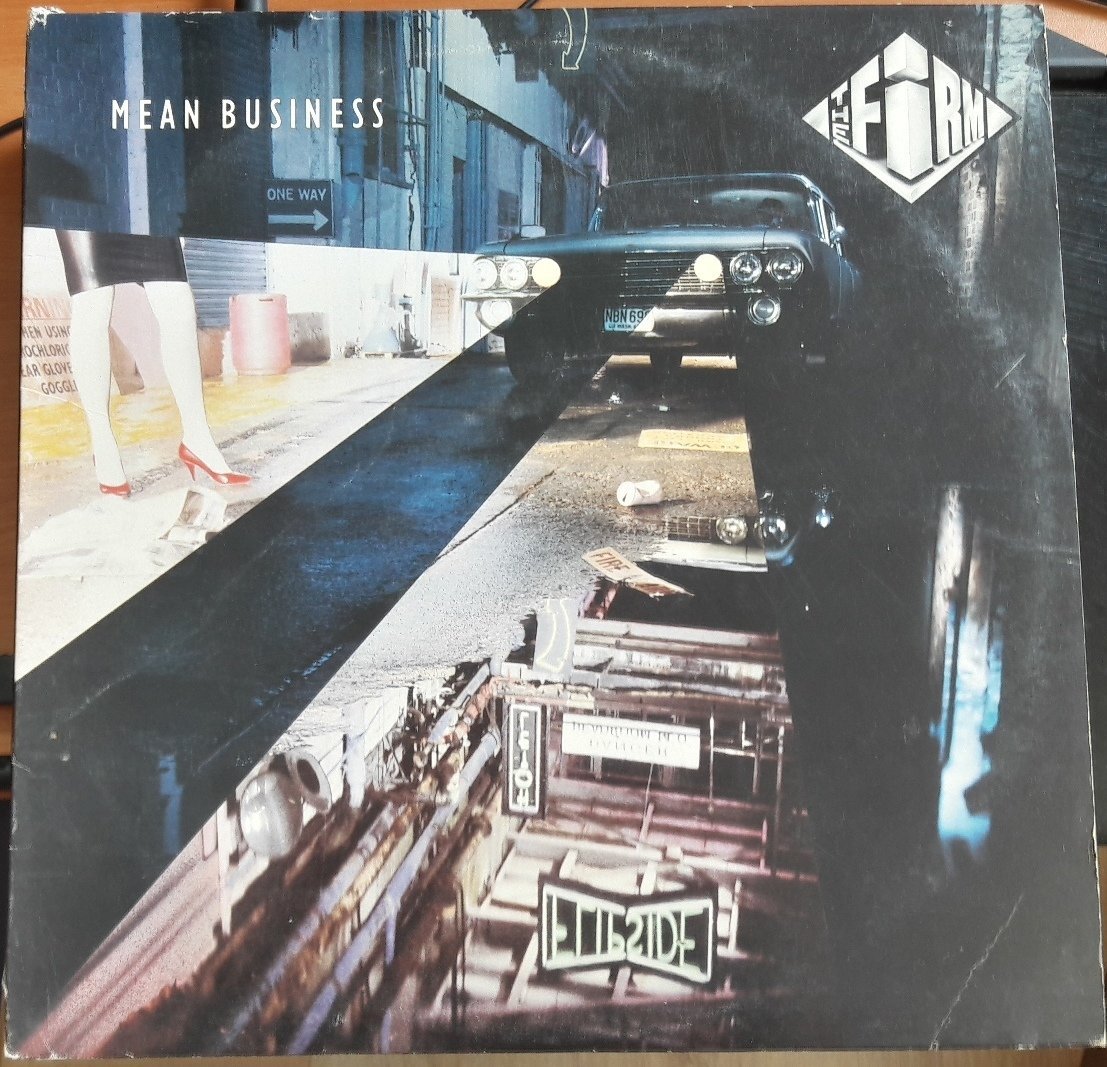 FIRM - MEAN BUSINESS (1986) - 2.EL PLAK JIMMY PAGE PAUL RODGERS