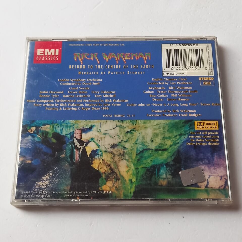RICK WAKEMAN – RETURN TO THE CENTRE OF THE EARTH (1999) - CD 2.EL
