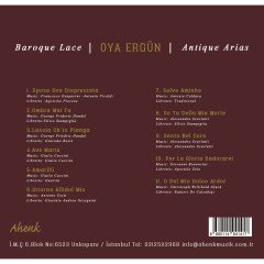 OYA ERGÜN - BAROQUE LACE /ANTIQUE ARIAS (2019) - CD DIGIPACK SIFIR