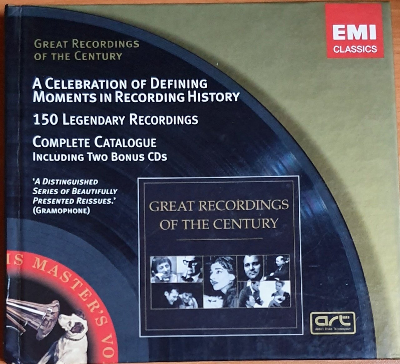 GREAT RECORDINGS OF THE CENTURY / COMPLETE CATALOGUE & TWO BONUS CDS / MOZART, SCHUMANN, MAHLER, PUCCINI, WAGNER, MENDELSSOHN (2004) - 2CD EMI CLASSICS 2.EL