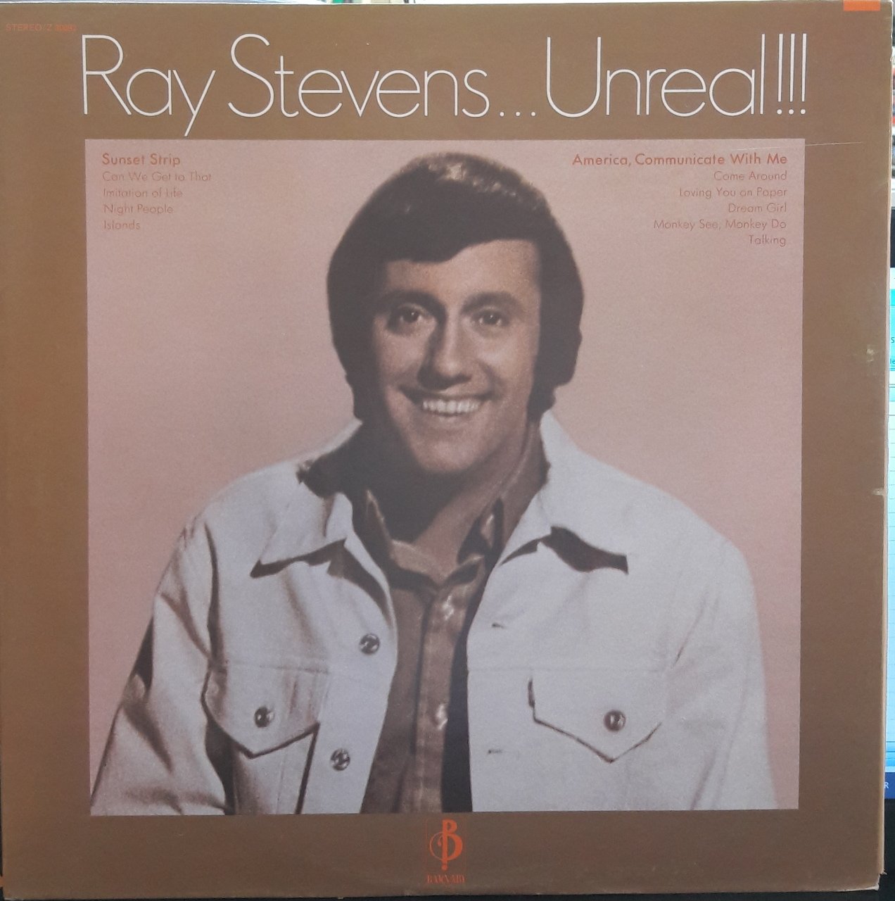RAY STEVENS - UNREAL!!! - PLAK 2.EL
