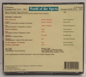 VERDI - IL TROVATORE / OCTAV ENGARESCU,ELENA DIMA,ZENAIDA PALLY (1996) - 2CD 2.EL
