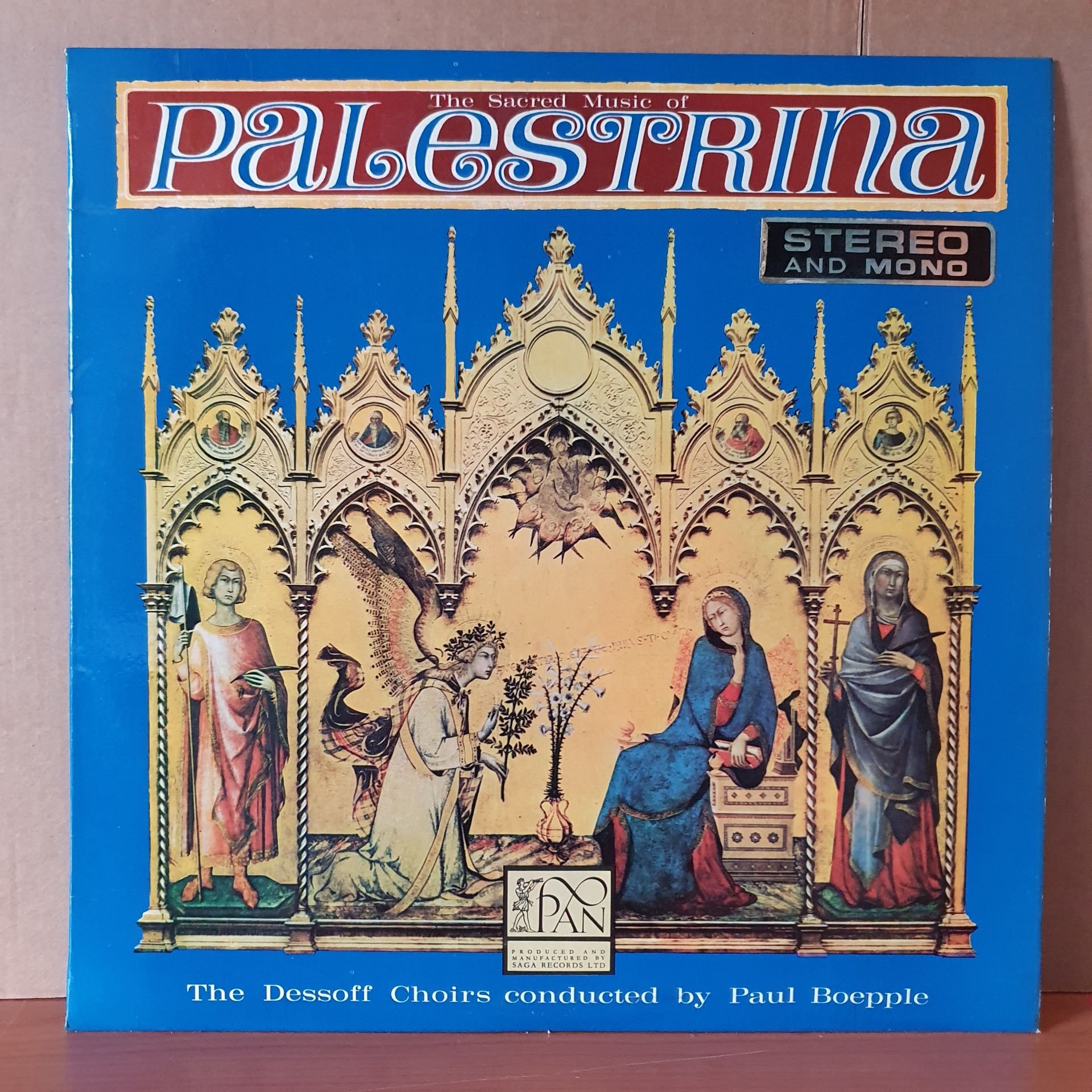 THE SACRED MUSIC OF PALESTRINA / THE DESSOFF CHOIRS CONDUCTED BY PAUL BOEPPLE (1966) - LP 2.EL PLAK