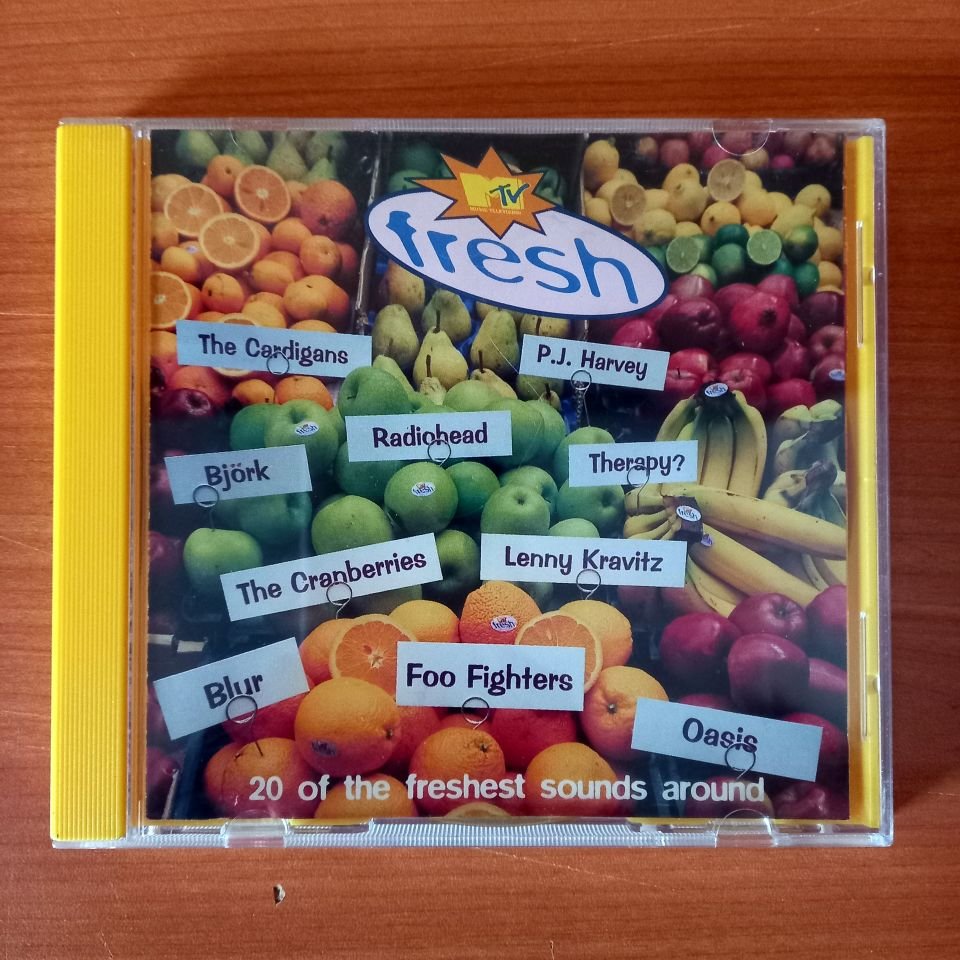 MTV FRESH / THE CARDIGANS, P.J. HARVEY, RADIOHEAD, THERAPY?, THE CRANBERRIES, BLUR, FOO FIGHTERS, OASIS, WHALE, BJÖRK, LEVELLERS, FOO FIGHTERS, HEROES DEL SILENCIO (1995) - CD 2.EL