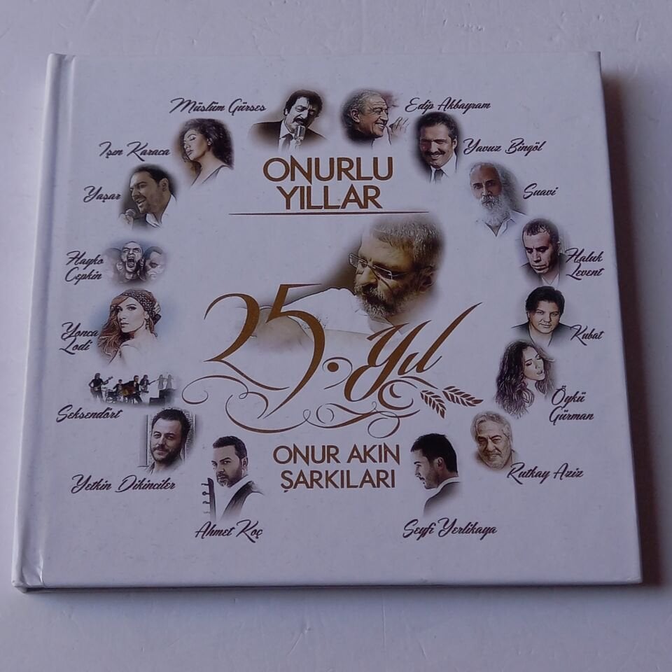 ONURLU YILLAR / ONUR AKIN ŞARKILARI 25. YIL (2013) - CD 2.EL