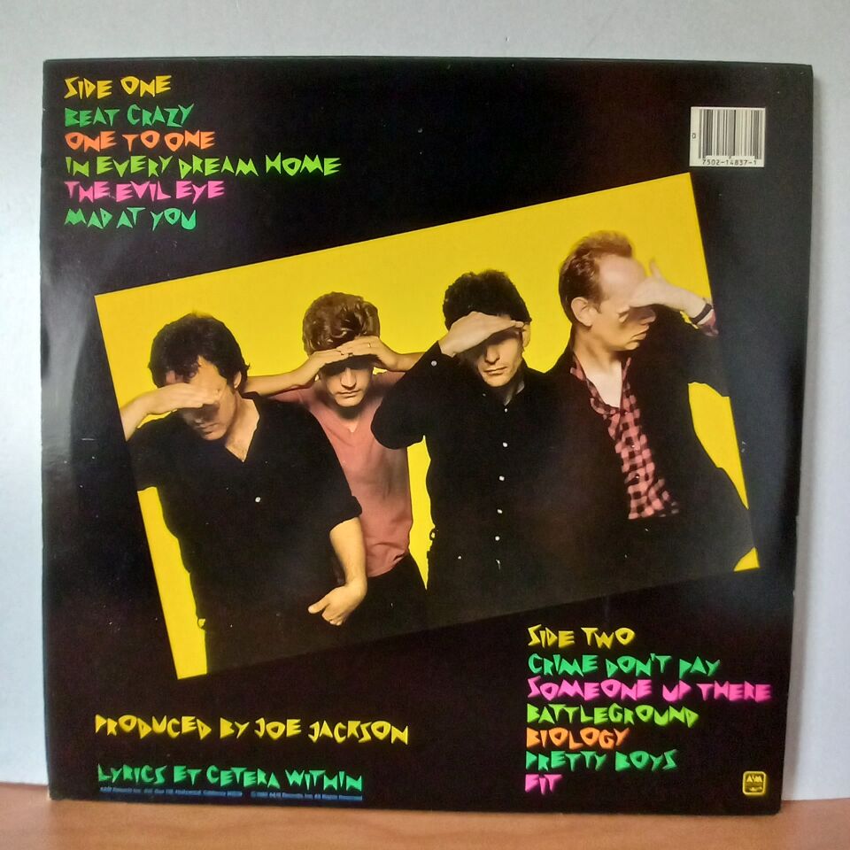 JOE JACKSON BAND – BEAT CRAZY (1980) - LP 2.EL PLAK