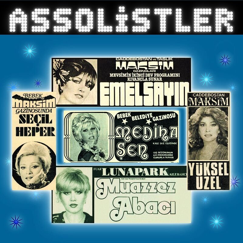 ASSOLİSTLER / SOLİSTLER GEÇİDİ 1 - EMEL SAYIN, SEÇİL HEPER, MEDİHA ŞEN, YÜKSEL UZEL, MUAZZEZ ABACI - LP 2023 BASKI SIFIR PLAK
