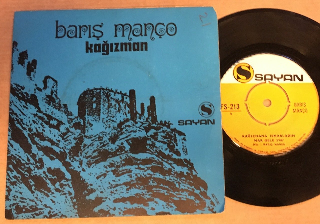 BARIŞ MANÇO - KAĞIZMAN / ANADOLU 7'' 45 DEVİR