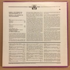 BARBER / MILHAUD VIOLIN CONCERTOS CLAIRE BERNARD 2.EL PLAK