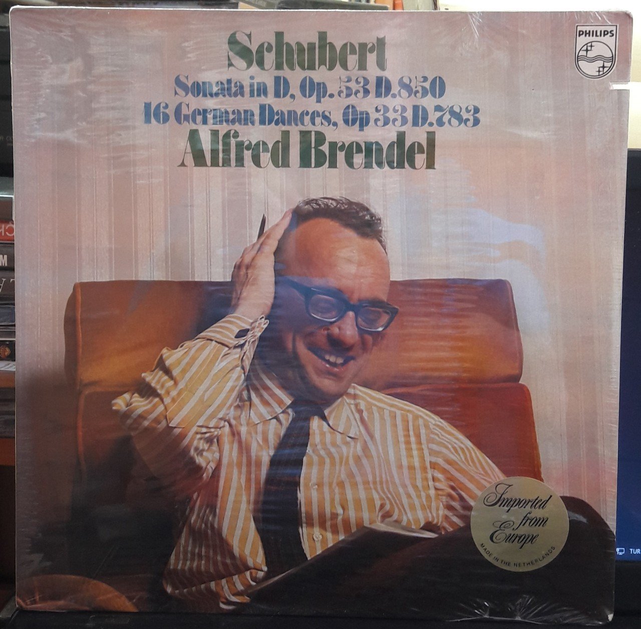 SCHUBERT: SONATA IN D, ALFRED BRENDEL - PLAK SIFIR