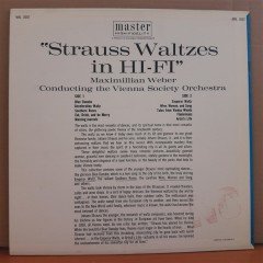 STRAUSS WALTZES IN HI-FI - MAXIMILLIAN WEBER - LP 2.EL PLAK