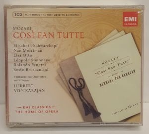MOZART - COSI FAN TUTTE / KARAJAN,SCHWARZKOPF,MERRIMAN,OTTO (2011) - 3CD SIFIR