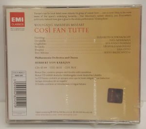 MOZART - COSI FAN TUTTE / KARAJAN,SCHWARZKOPF,MERRIMAN,OTTO (2011) - 3CD SIFIR