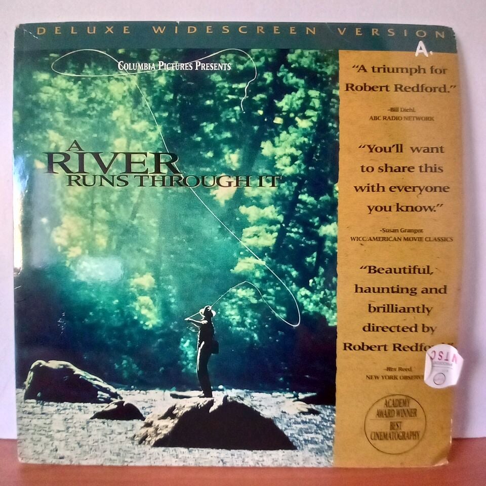 A RIVER RUNS THROUGH IT / ROBERT REDFORD, BRAD PITT (1993) - 2.EL 2xLASERDISC
