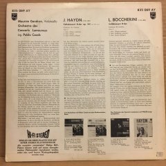HAYDN / BOCCHERINI CELLO CONCERTO, PABLO CASALS 81958) REISSUE 2.EL PLAK