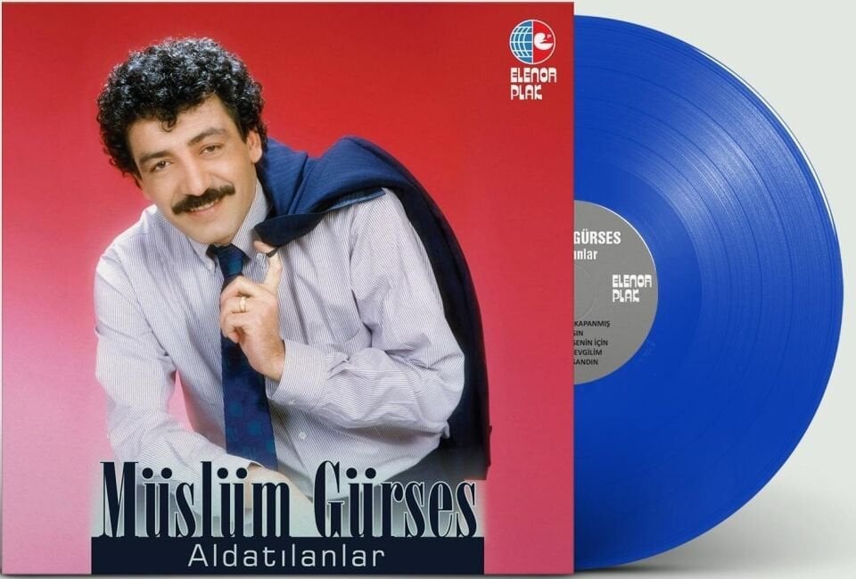 MÜSLÜM GÜRSES - ALDATILANLAR (1988) - LP 2023 BASKI MAVİ RENKLİ SIFIR PLAK