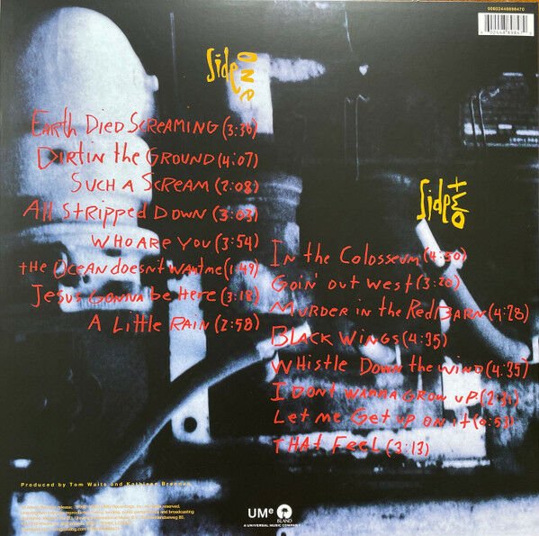 TOM WAITS - BONE MACHINE (1992) - LP 180GR 2023 EDITION SIFIR PLAK