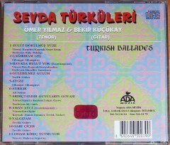 SEVDA TÜRKÜLERİ / TENOR: ÖMER YILMAZ, GİTAR: BEKİR KÜÇÜKAY / ADA MÜZİK CD 2.EL