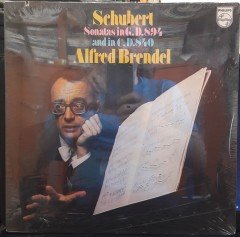 SCHUBERT: SONATA IN G,D.894 and C,D.849, ALFRED BRENDEL - PLAK SIFIR