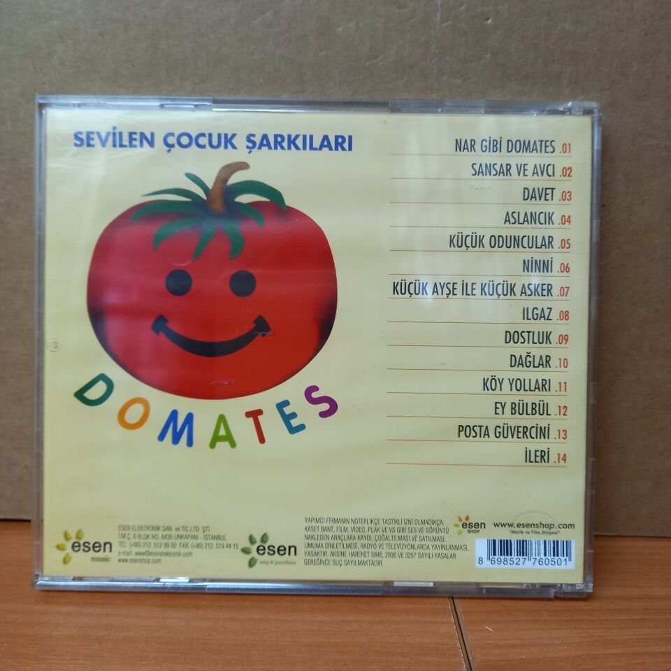 DOMATES - SEVİLEN ÇOCUK ŞARKILARI (2004) - CD 2.EL