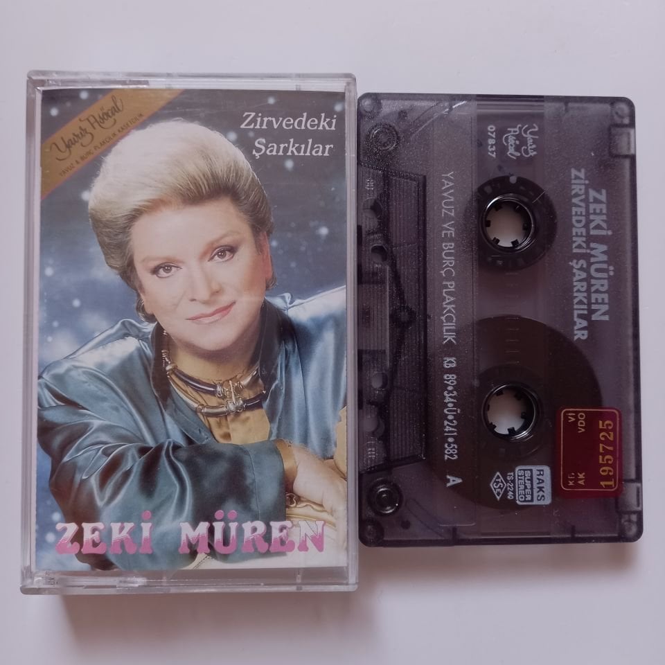 ZEKİ MÜREN - ZİRVEDEKİ ŞARKILAR (1989) - KASET 2.EL