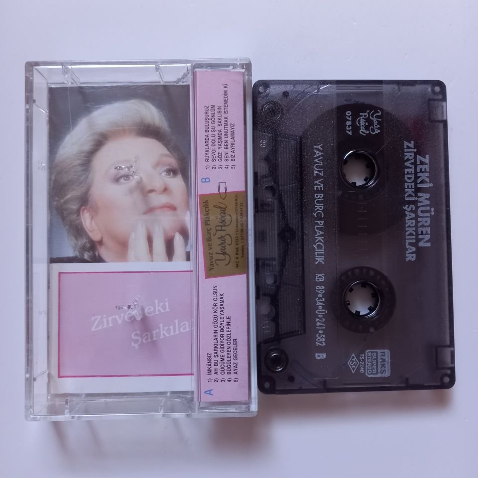 ZEKİ MÜREN - ZİRVEDEKİ ŞARKILAR (1989) - KASET 2.EL