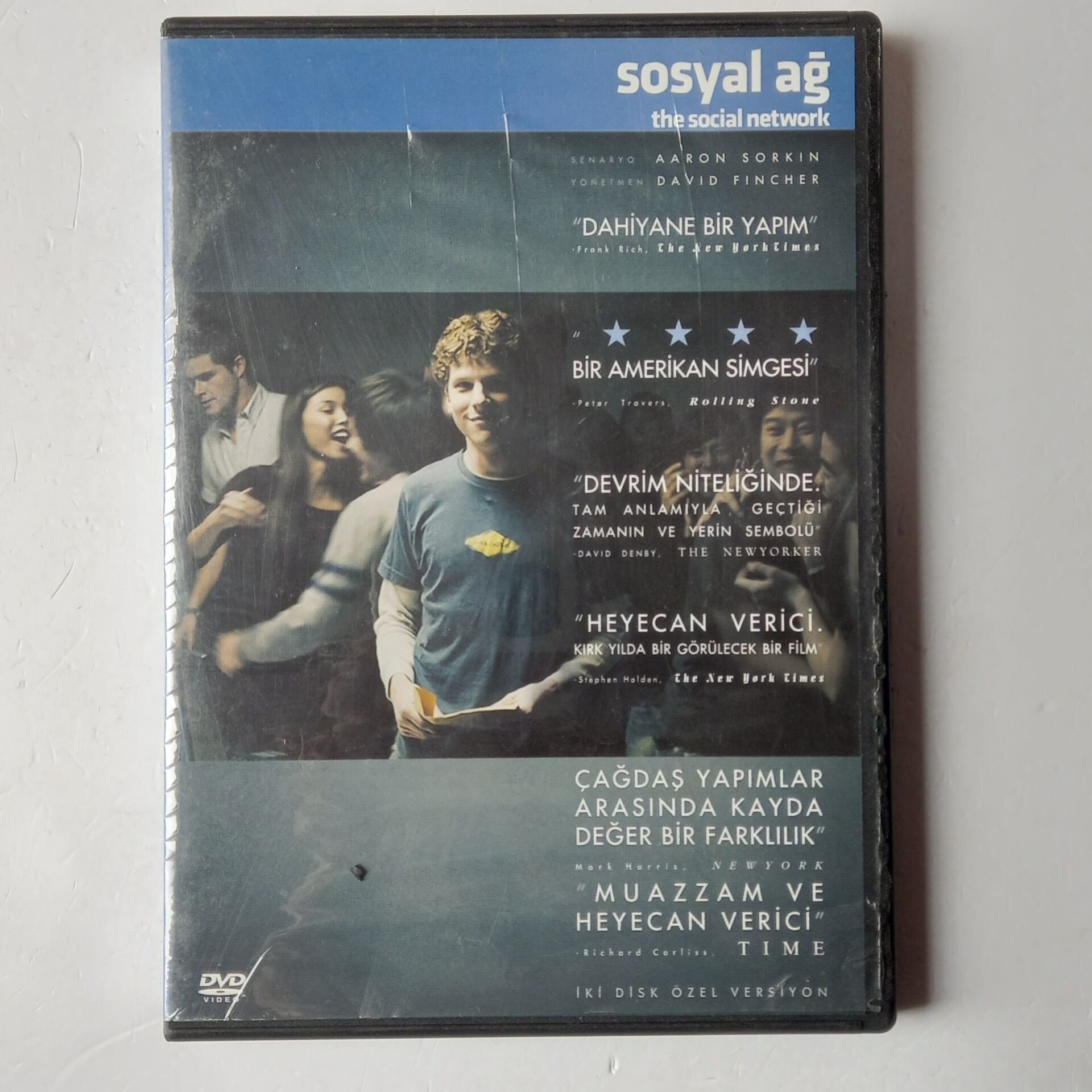 SOSYAL AĞ / THE SOCIAL NETWORK - DAVID FINCHER, JESSE EISENBERG, ANDREW GARFIELD - 2DVD 2.EL