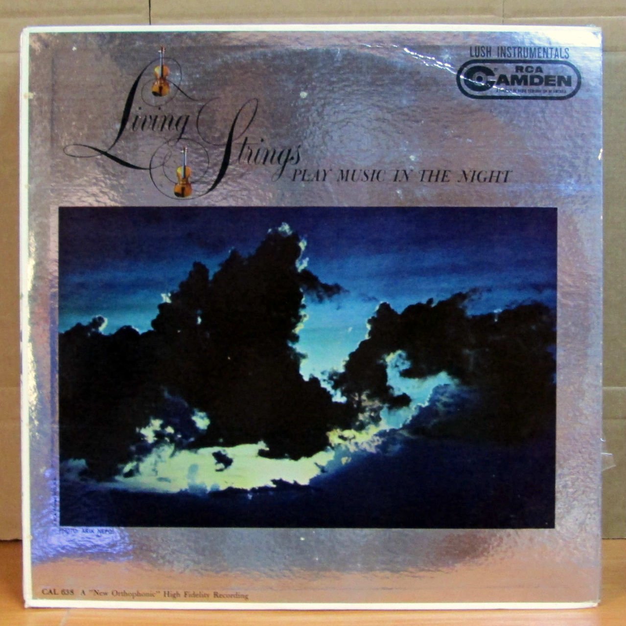 LIVING STRINGS PLAY MUSIC IN THE NIGHT LP 2.EL