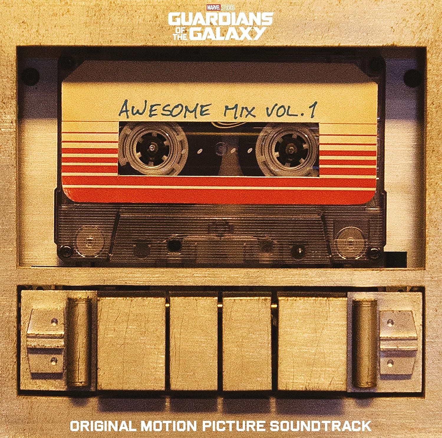 GUARDIANS OF THE GALAXY - SOUNDTRACK / AWESOME MIX VOL 1 (2014) DAVID BOWIE 10CC RUNAWAYS MARVIN GAYE - LP 2023 DUST STORM COLOURED EDITION SIFIR PLAK