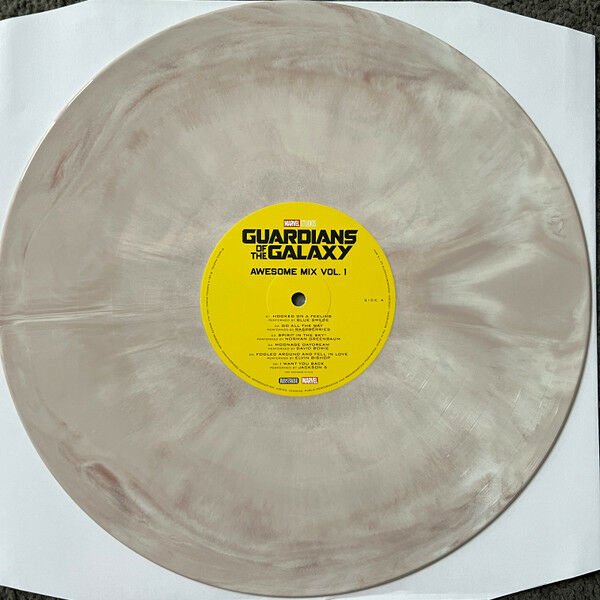 GUARDIANS OF THE GALAXY - SOUNDTRACK / AWESOME MIX VOL 1 (2014) DAVID BOWIE 10CC RUNAWAYS MARVIN GAYE - LP 2023 DUST STORM COLOURED EDITION SIFIR PLAK