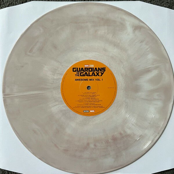 GUARDIANS OF THE GALAXY - SOUNDTRACK / AWESOME MIX VOL 1 (2014) DAVID BOWIE 10CC RUNAWAYS MARVIN GAYE - LP 2023 DUST STORM COLOURED EDITION SIFIR PLAK